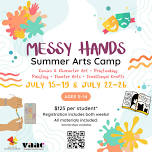 Messy Hands Summer Arts Camp