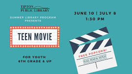 TPL Teens- Monday Movie