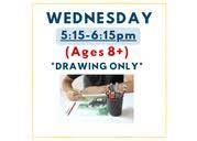 WEDNESDAY 5:15-6:15 DRAWING ONLY (8+ yr olds)