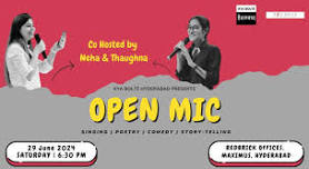 Open Mic By Kya Bolte Hyderabd by KKM - Redbrick Maximus