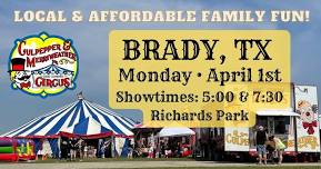 C&M Circus is coming to Brady, TX!