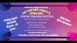 MoPoetry Phillips Presents: Hit the Mic Cincy's Open Mic Spring Forward Edition