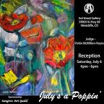 Sangres Art Guild ~ July’s a Poppin’ ~ Gallery Reception