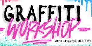 Graffiti workshop with Kingsyze Graffiti