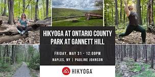 Hikyoga at Ontario County Park at Gannett Hill with Pauline