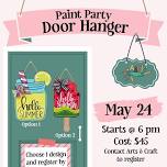 Door Hanger Paint Party