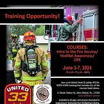 Firefighter Training: Intro to Fire Service, HazMat Awareness, CPR