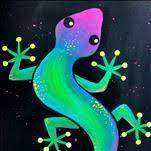 Glow Animals - Gecko *BLACK LIGHT** Age 5+