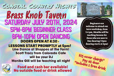 Coastal Country Nights Saturday July 20th at Brass Knob Tavern!