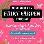 Fairy Garden Workshop