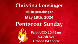 Christina Lonsinger Pentecost Sermon