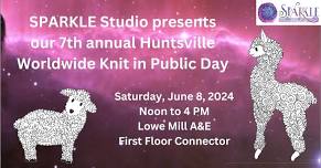 Huntsville Worldwide Knit in Public Day (WWKIP) 2024