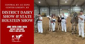 District Dairy, Youth Dairy & Casey County Fair Dairy Shows