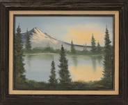 Bob Ross Paint Class - Evergreen Lake