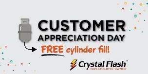 [Traverse City] Crystal Flash Customer Appreciation Day | Free Cylinder Fill