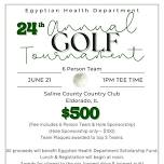 24th Annual Egyptian Health Department Golf Tournament