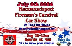 Hammondsport Fireman’s Carnival Car Show