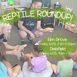 Reptile Roundup at Bug and Goose Cafes in Delafield and Elm Grove