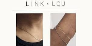 LINK X LOU permanent jewelry pop-up at lululemon melrose!