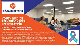 Youth Suicide Prevention- QPR Presentation