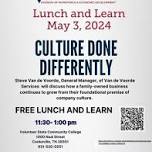 Lunch and Learn- Culture Done Differently