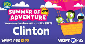 WQPT PBS Summer of Adventure at Clinton Library