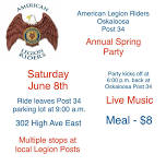 American Legion Riders Post 34 Annual Spring Party