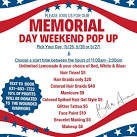 Bella Anima Parties Memorial Day Weekend Pop UP