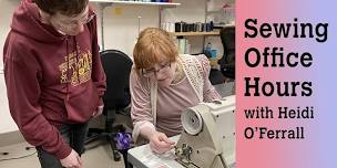 FREE TO MEMBERS. Sewing Office Hours