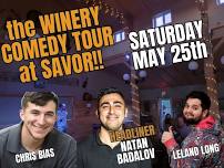 THREE NYC Comedians coming to SAVOR