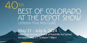 Best of Colorado at the Depot Art Gallery May 21-July 7