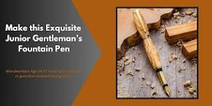 Wooden Pen Turning: Jr Gentleman Fountain Pen