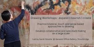 Large Scale Drawing Workshops -  expand | nourish | create