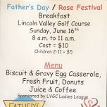 Lincoln Valley Father’s Day/ Rose Festival Breakfast