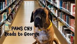 PAWS of CNY read to George