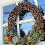 Succulent Summertime Wreath - Sips 'n Stems