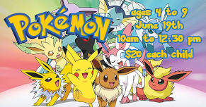 Pokemon Summer camp for ages 4 to 9