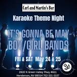 It's Gonna Be May Karaoke Theme Night