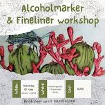 DankeArt Alcohol Marker & Fineliner Workshop