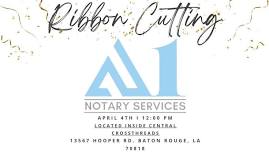 Ribbon Cutting for A1 Notary Services