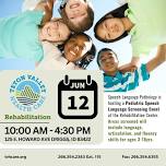 Pediatric Speech Language Screening Event!