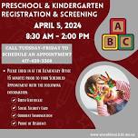 PreK & K Registration and Screening