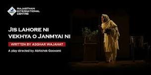 Jis Lahore Nai Dekhya O Janmyai Nai