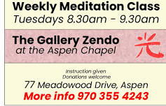 Meditation – The Gallery Zendo at the Aspen Chapel