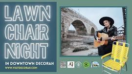 Lawn Chair Night in Downtown Decorah: Emmy Woods & The Red Pine Ramblers