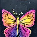 *FAMILY BLACKLIGHT!* Ages 5+ Glow Butterfly