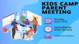 Explore Kids Camp Parent Meeting