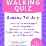 Walking Quiz