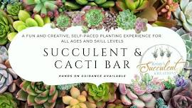 Succulent Bar Make & Take @ The Knotty Pine-Open Style/Come & Go -Guided Event