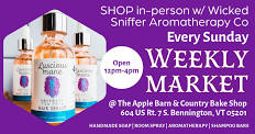 Weekly Outdoor Market w/ Wicked Sniffer Aromatherapy Co